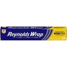 Reynolds Wrap Non Stick Aluminum Foil, Nonstick 130 Sq Ft, Silver