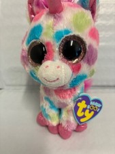 Ty Beanie Boos💜Skylar The Unicorn 6" Justice Exc New MWMT