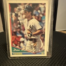 Lot of 7 Topps Don Mattingly New York Yankees Baseball Cards 1994