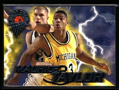 Maurice Taylor 1997 Wheels Rookie Thunder #14 Rising Storm Rookie LA Clippers