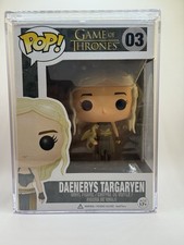Funko Pop! Vinilo: Juego de Tronos Daenerys (Dragón Blanco/Dorado) #03 En Estuche Rígido