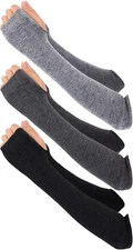 Bememo 3 Pairs Long Fingerless Gloves for Women Arm Warmers Unisex Arm Sleeves K