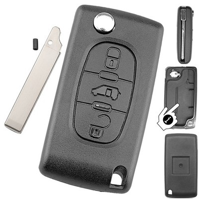 Schlüssel Ersatz Gehäuse für Fiat Scudo Peugeot Expert Citroen Jumpy 0523 HU83