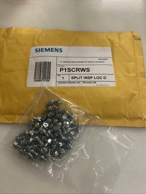 New SIEMENS P1SCRWS P1 Branch Bkr Screw Kit With 42 Screws