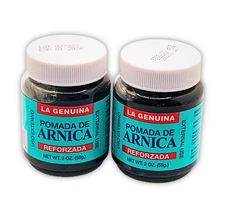 2x La Genuina Arnica Pomada 2 oz – Traditional Herbal Ointment for Aches
