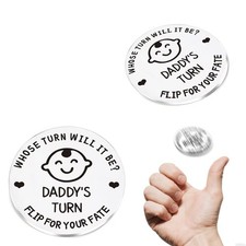 New Parents Decision Coins for The First Time New Mom Dad Pregnancy Gift Coin...