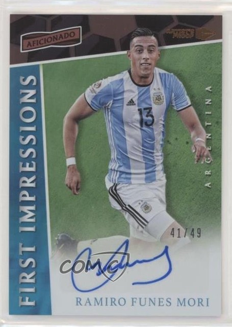 2016 Panini Aficionado Artist's Proof Bronze 41/49 Ramiro Funes Mori #FI-RFM 7m3