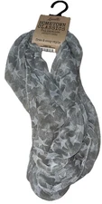Lavello Hometown Classics Infinity Scarf Gray Star Design 
