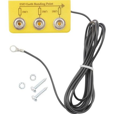 BERNSTEIN Tools for Electronics 9-359-1 Angle Shape ESD Grounding Plug