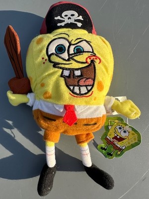 2003 Nanco 10 Inch Spongebob Squarepants Pirate NWT