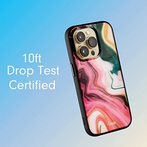 Case for | 10ft Drop Tested | Marble Phone iPhone 14 Pro Max Marble - Agate - Picture 3 of 7