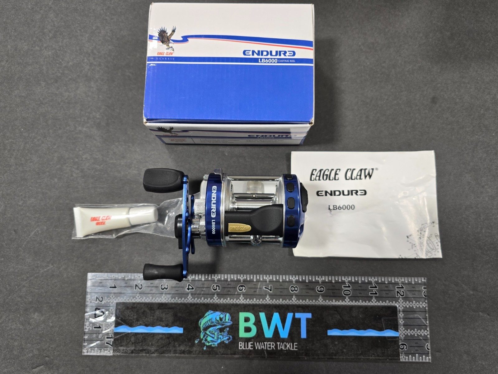 Eagle Claw Endure LB 6000 Baitcast Reel w/ Box