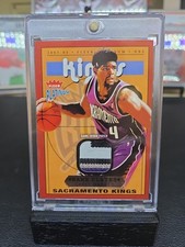 Chris Webber 2003-04 Fleer Platinum Name Plates 4 Colors  Game Used Patch #/695 