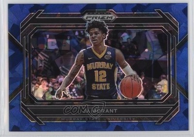2023-24 Panini Prizm Draft Picks Blue Ice Variations 18/99 Ja Morant #57 7y2