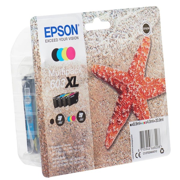 4 Original T03A6 Tintenpatronen 603XL Multipack Epson Expression Home XP-2100-image