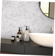 5-Sheet Peel and Stick Mosaic 10.63 11.22 0.32inch 5 sheets Gray Mixed