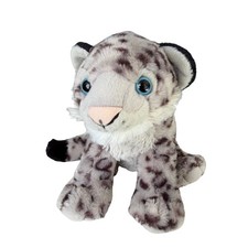 Wild Republic Snow Leopard Plush Toy 12" Soft Stuffed Animal For Kids Realistic