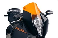 Puig Z-Racing-Scheibe FüR Ktm 1190 RC8, 1190 RC8 R (Bj. 2008-2015) - Orange