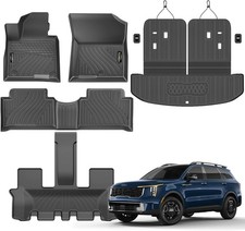 Floor Mats Custom Fit for Kia Sorento 2021-2025 2026 6 7 Seats Not for Hybrid 