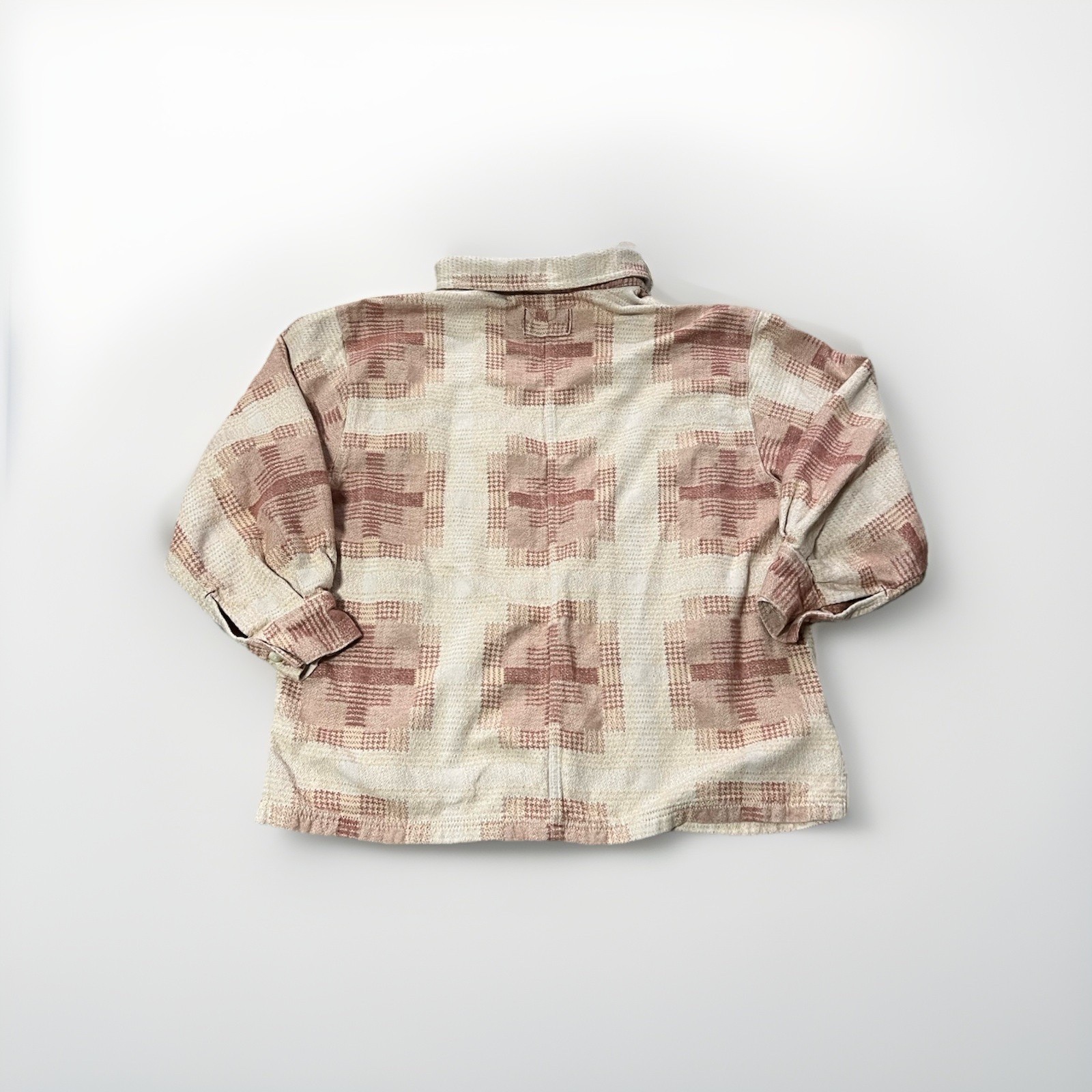 We The Free Patchwork Patterned Shacket Women's S… - image 3