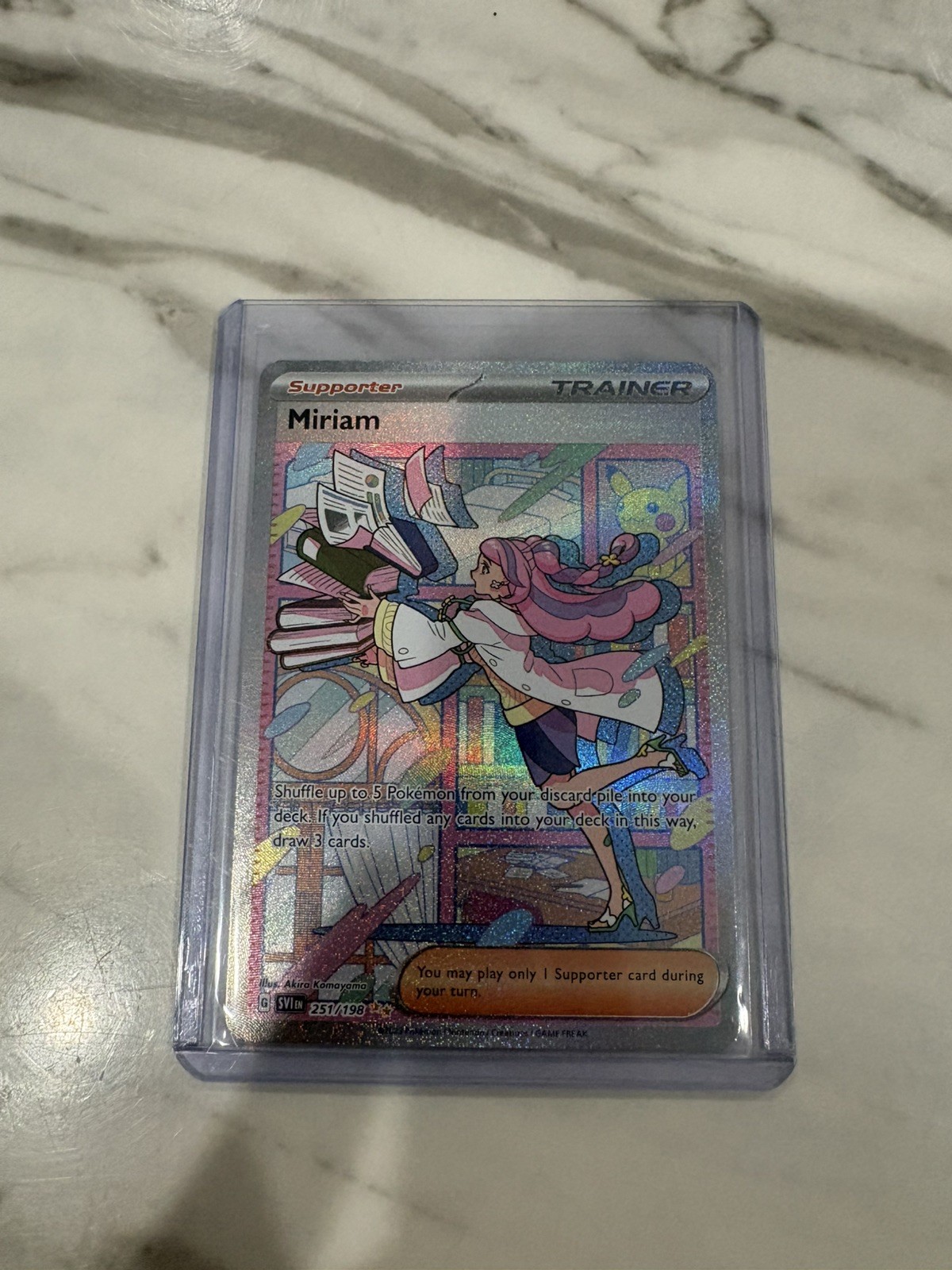 Miriam 251/198 Scarlet & Violet SIR Full Art Foil EN 2023