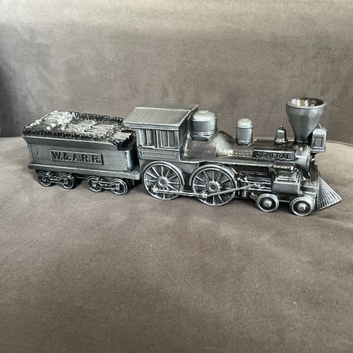 Vintage 70s Banthrico Chicago General Train Tender Diecast Coin Bank W. & A.R.R.