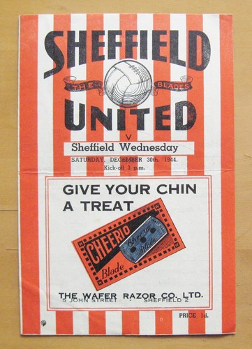 Programme De Football FA Cup 1945/1946 - Stoke City Vs Sheffield United - Bon état Vintage