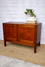 Mid Century Teak Record Cabinet / Small Sideboard / Bedside, Retro Furniture