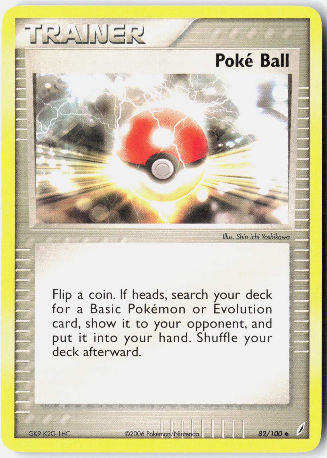 Poke Ball Crystal Guardians 82/100 Pokemon Card Normal