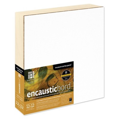 Ampersand Art Supply Wood Painting Panel Museum Encausticbord 12x12 1.5''
