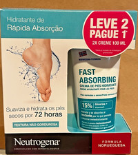 2X Neutrogena Norwegian Formula Cracked Fast Absorbing Foot Cream 100 ml New