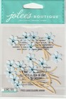 Jolee's Boutique 3D Stickers Blue Jeweled Flowers Theme 53255New! Free Shipping!