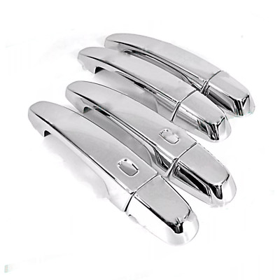SET Chrom Abdeckung Trim Für 2016-2024 Chevrolet Malibu Seite 2 Smart Türgriff