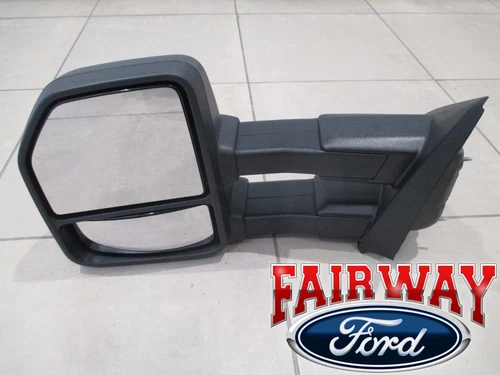 15 thru 18 F-150 OEM Ford ALL Manual Telescopic Trailer Tow Mirror LEFT Driver