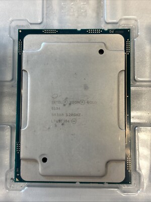Intel Xeon GOLD 6134 CPU SR3AR  Processor 24.75MB 3.20GHz 8-cores 130W LGA3647