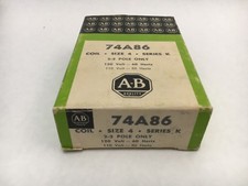 Allen Bradley 74A86 New In Box Size 4 Series K 120V Coil See Pics B78