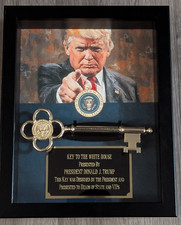 Official President Donald J Trump Key To The White House Head Of State VIP Gift