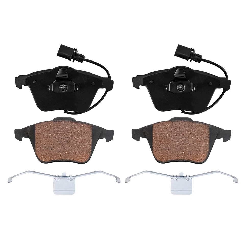 Pastillas de freno delanteras de cerámica + herrajes para Volvo S40 V50 2004-10 2011 con enchufe sensor Foto 3 de 4