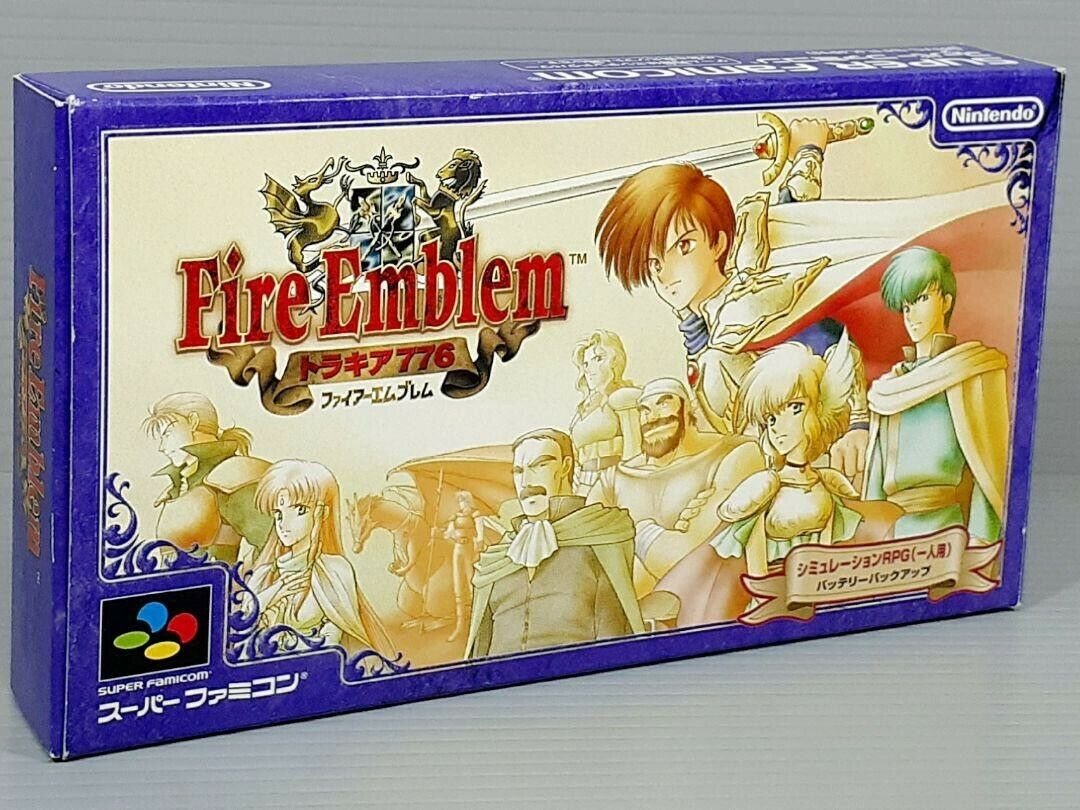 Fire Emblem Thracia 776 SNES Nintendo Super Famicom with Box Fire Emblem Thracia 776 SNES Nintendo Super Famicom with Box