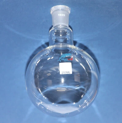 Rundkolben 250 ml Einhalsrundkolben Boro 3.3 Glas, NS 14/23 JoanLab
