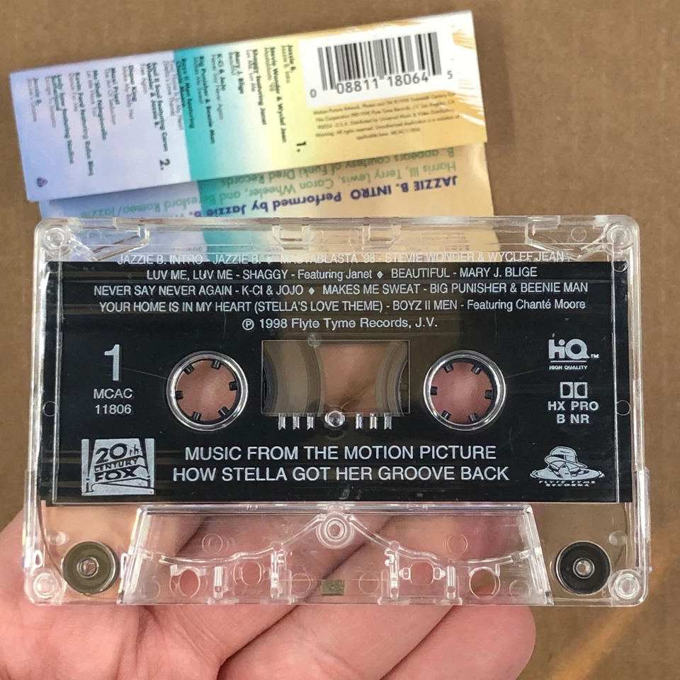 HOW STELLA GOT HER GROOVE BACK 90s Cassette Tape BOYZ II MEN MARY J BLIGE Foto 2 de 4