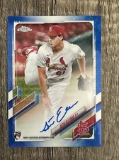 2021 Topps Chrome Seth Elledge Rookie Autograph Blue Wave Parallel /150 RA-SEL