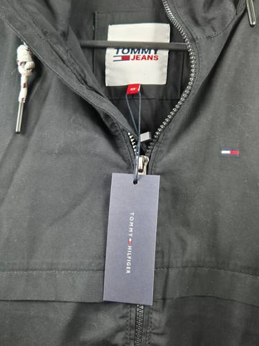 Tommy Jeans Hilfiger Basic Anorak Jacket Hood Size XS Overcoat Outerwear BNWT - Picture 5 of 8