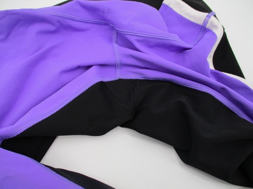Pantaloni donna Lululemon Athletica Capri 8 viola crop casual abbigliamento attivo elasticizzati - Foto 4 di 13
