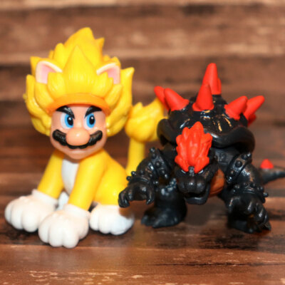 #ad CHOCO EGG SUPER MARIO 3D World Bowser’s Fury Figure Giga Mario Bowser Nintendo $21.98