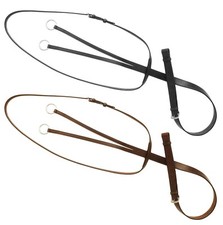 CALDENE HIGH QUALITY LEATHER RUNNING MARTINGALE TRAINING AID