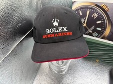 Rolex New Sub Mariner Cotton Twill Hat Black / White