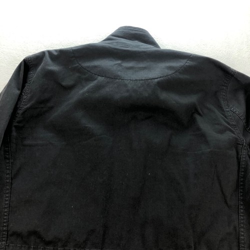 Lucky Brand Jacket Womens XL Black Full Zip Mid Length Zip Pockets Cinched Waist - Picture 11 of 11