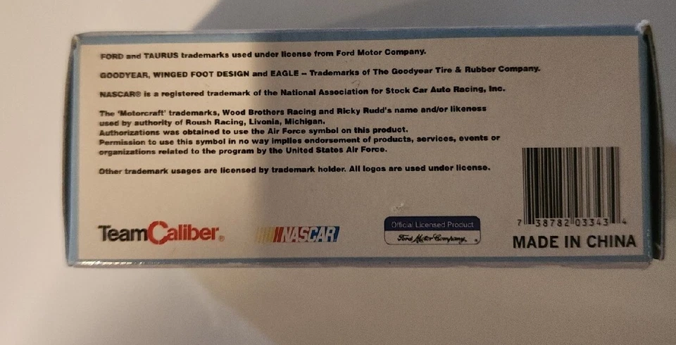 FORD TAURUS de la fuerza aérea de Estados Unidos calibre equipo ***raro*** 2003 1/64 ricky rudd Foto 4 de 4