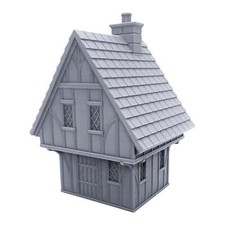 Cottage, 3D Printed Tabletop RPG Scenery and Wargame Terrain 28mm Miniatures